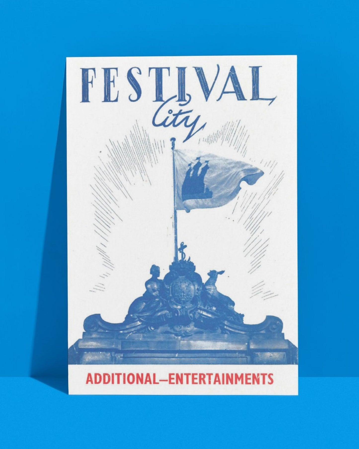 1953 Programme Postcard