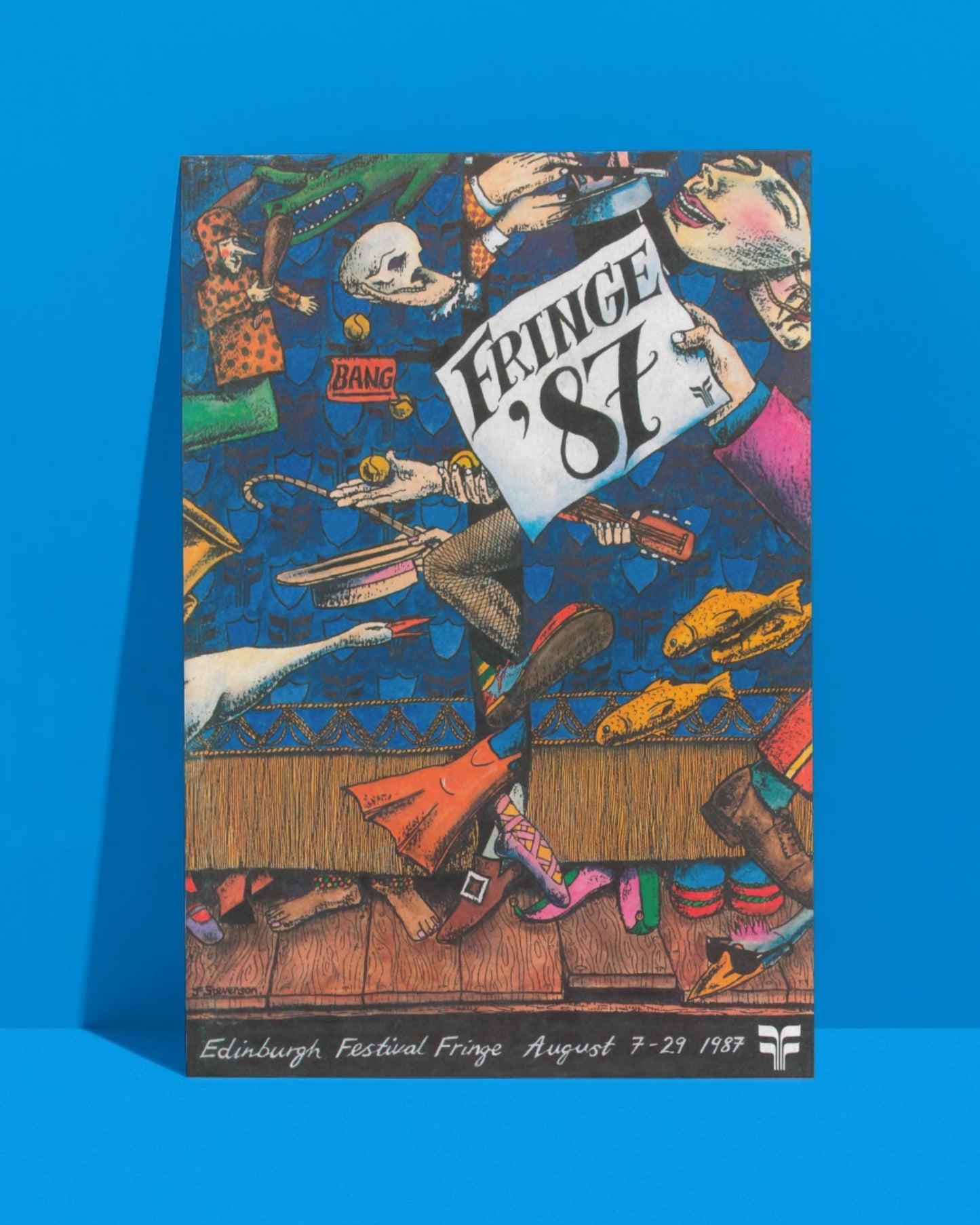 1987 Programme Cover Magnet