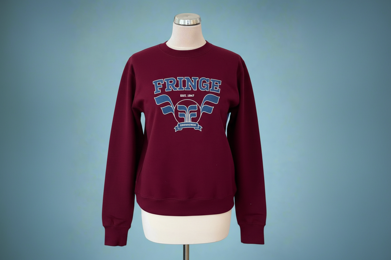 Unisex vintage Fringe varsity jumper