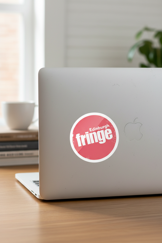 Edinburgh Fringe Pink sticker