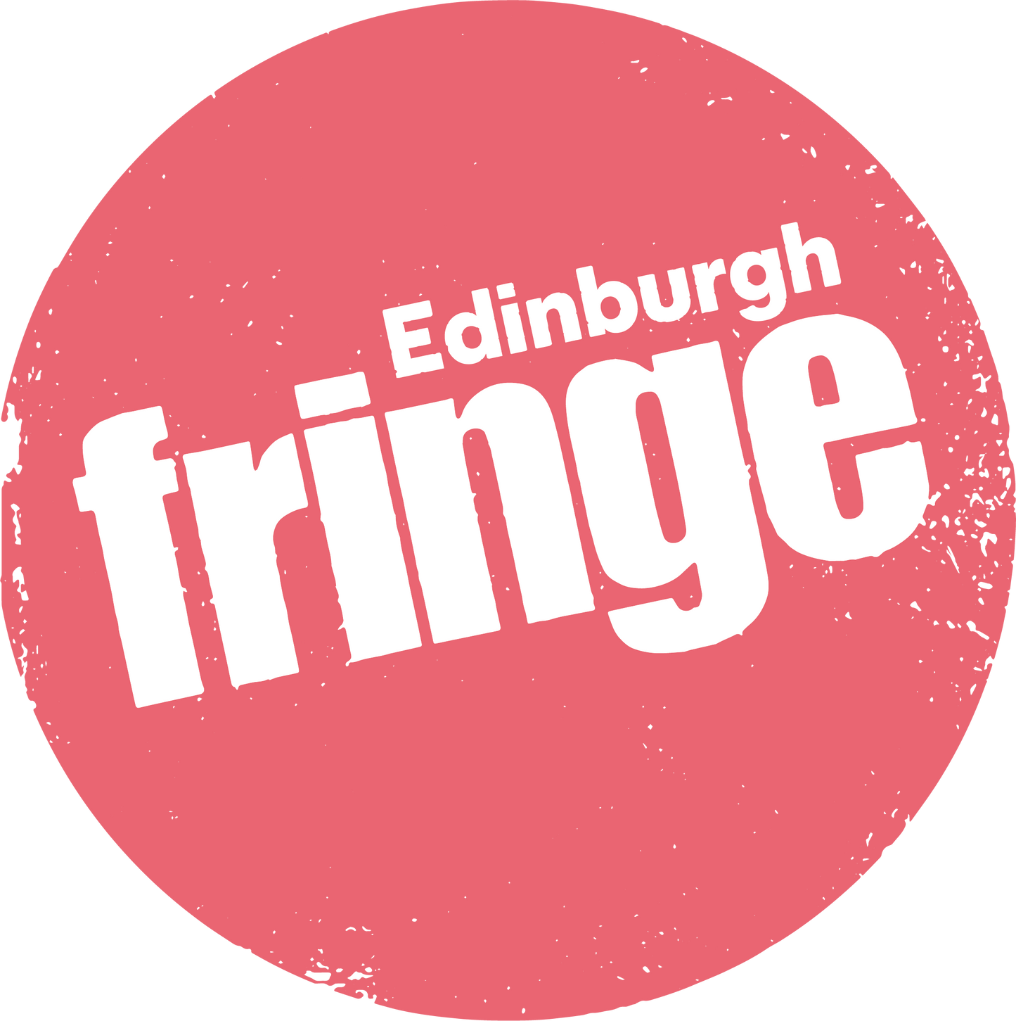 Edinburgh Fringe Pink sticker