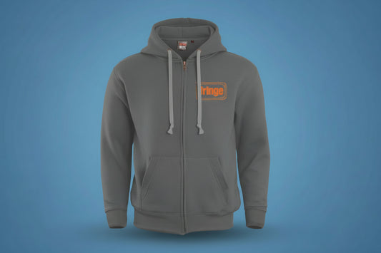 1975 Flint grey zip up hoodie