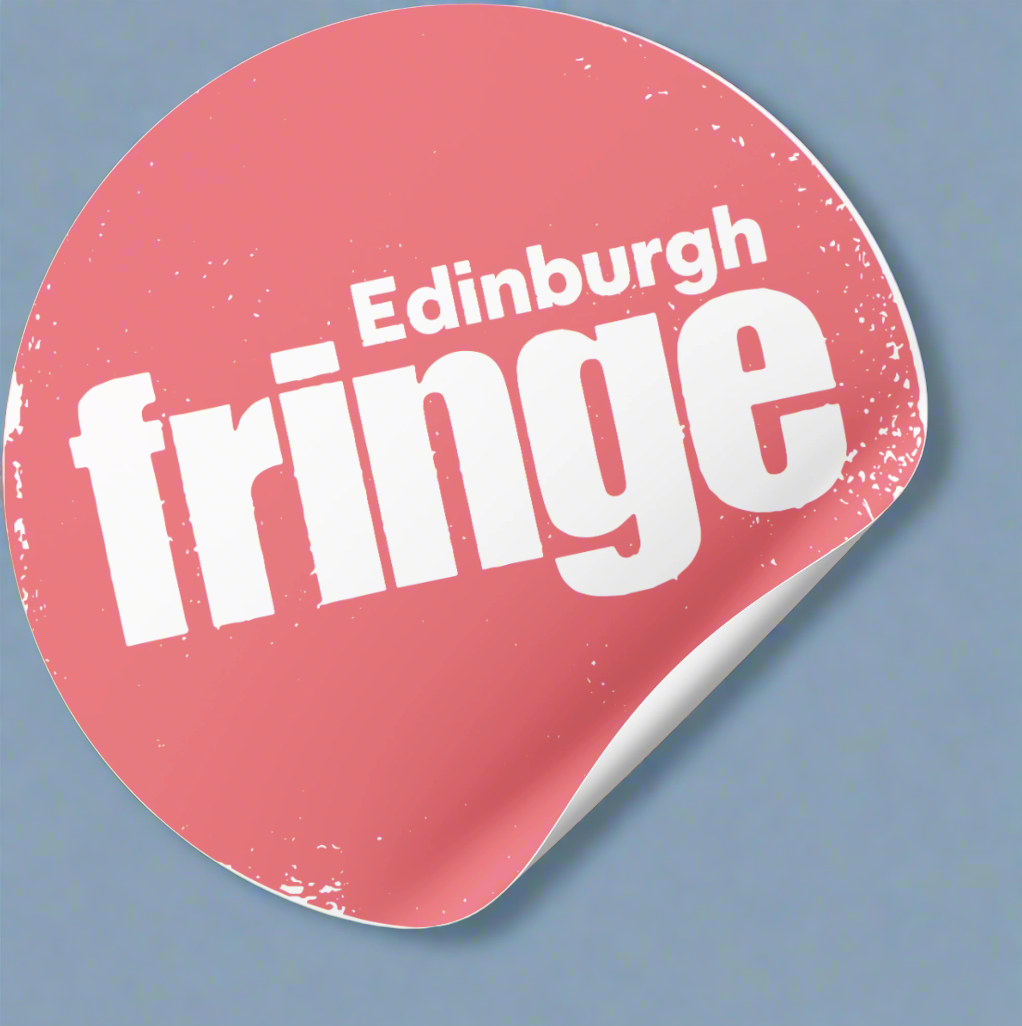 Edinburgh Fringe Pink sticker