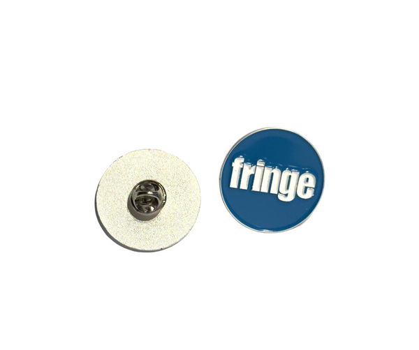 Fringe logo soft enamel pin
