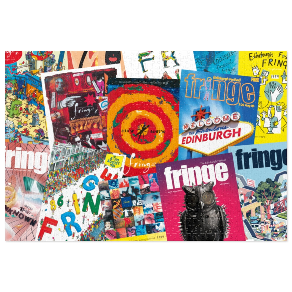 Programme Cover 1000 piece jigsaw Edinburgh Festival Fringe shop