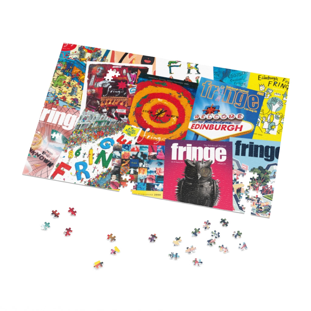 Programme Cover 1000 piece jigsaw Edinburgh Festival Fringe shop