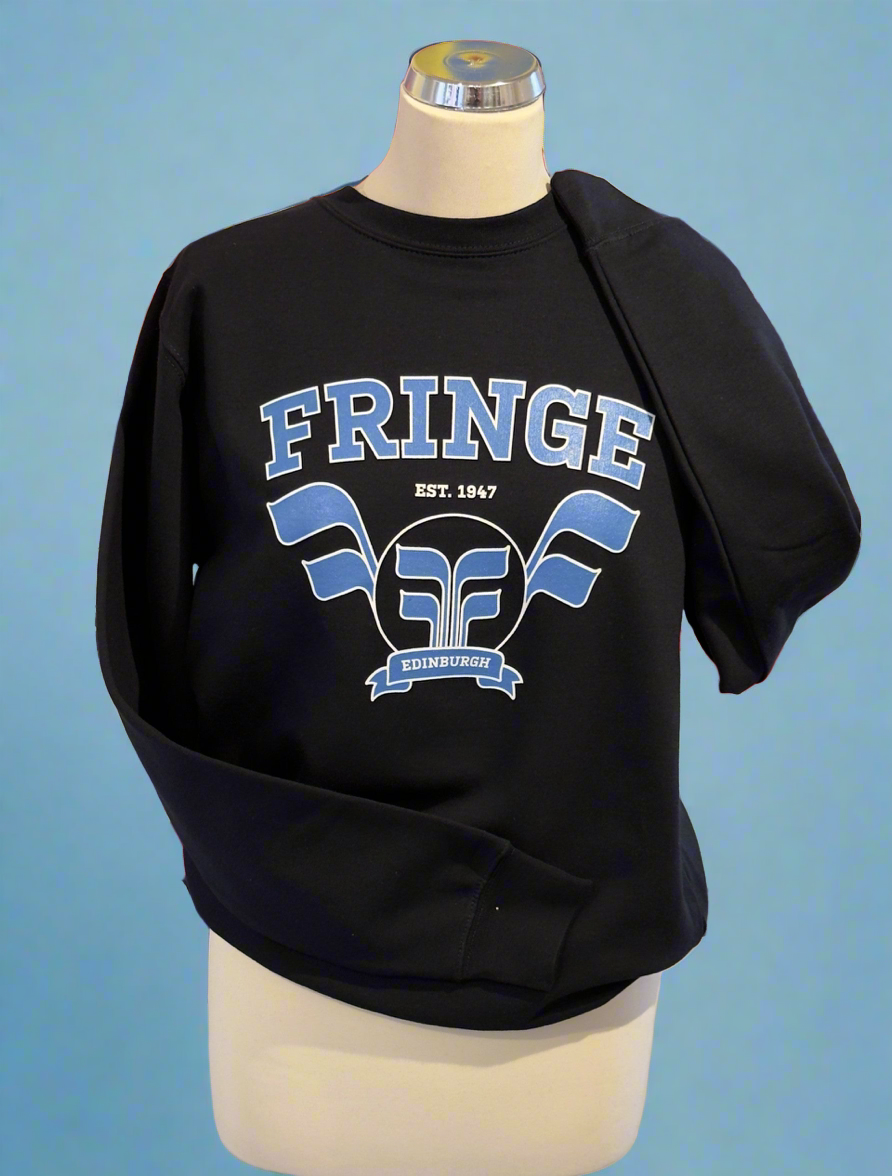 Unisex Vintage Fringe logo varsity jumper
