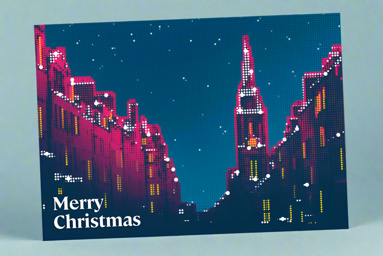 Fringe Royal mile Christmas card