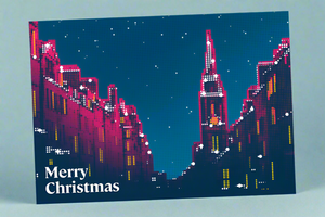 Fringe Royal mile Christmas card