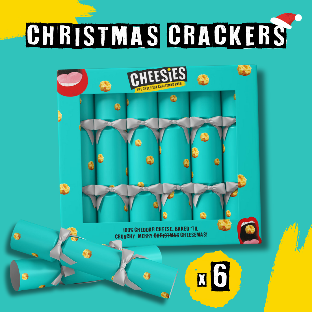 Cheese and Crackers: CHEESIES CHRISTMAS CRACKERS