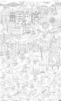 Royal Mile Colouring book and Pencil bundle