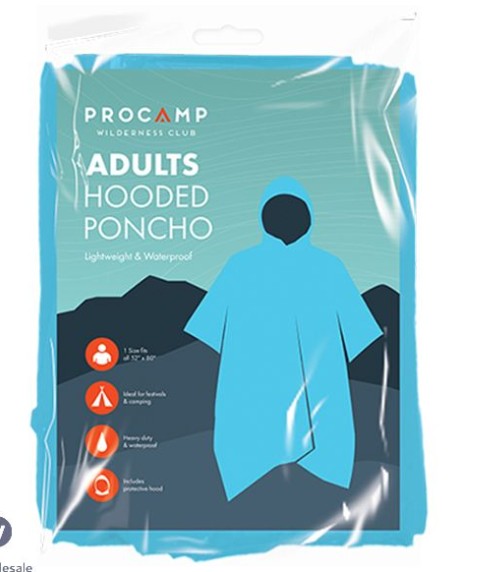 Poncho hooded