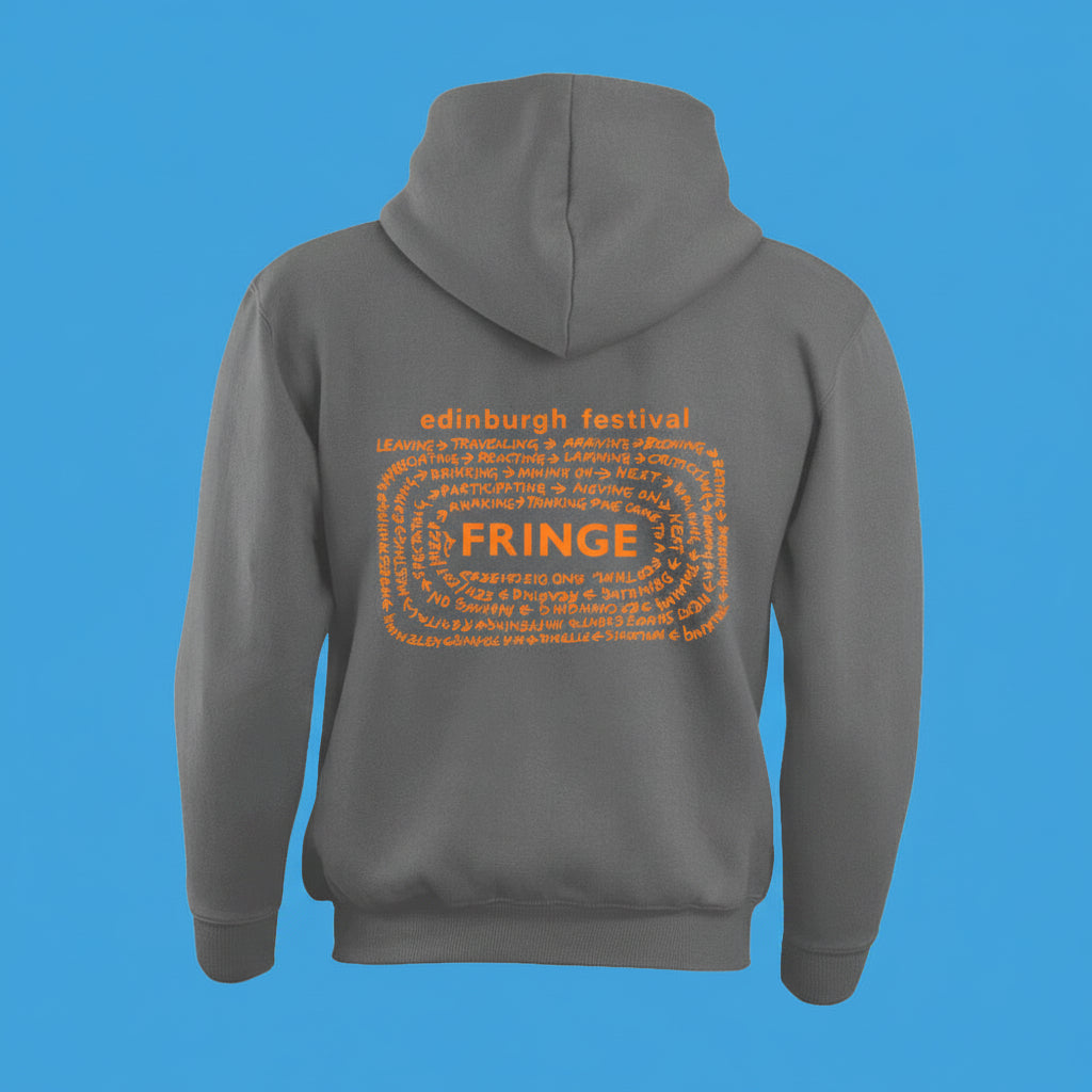 1975 Flint grey zip up hoodie