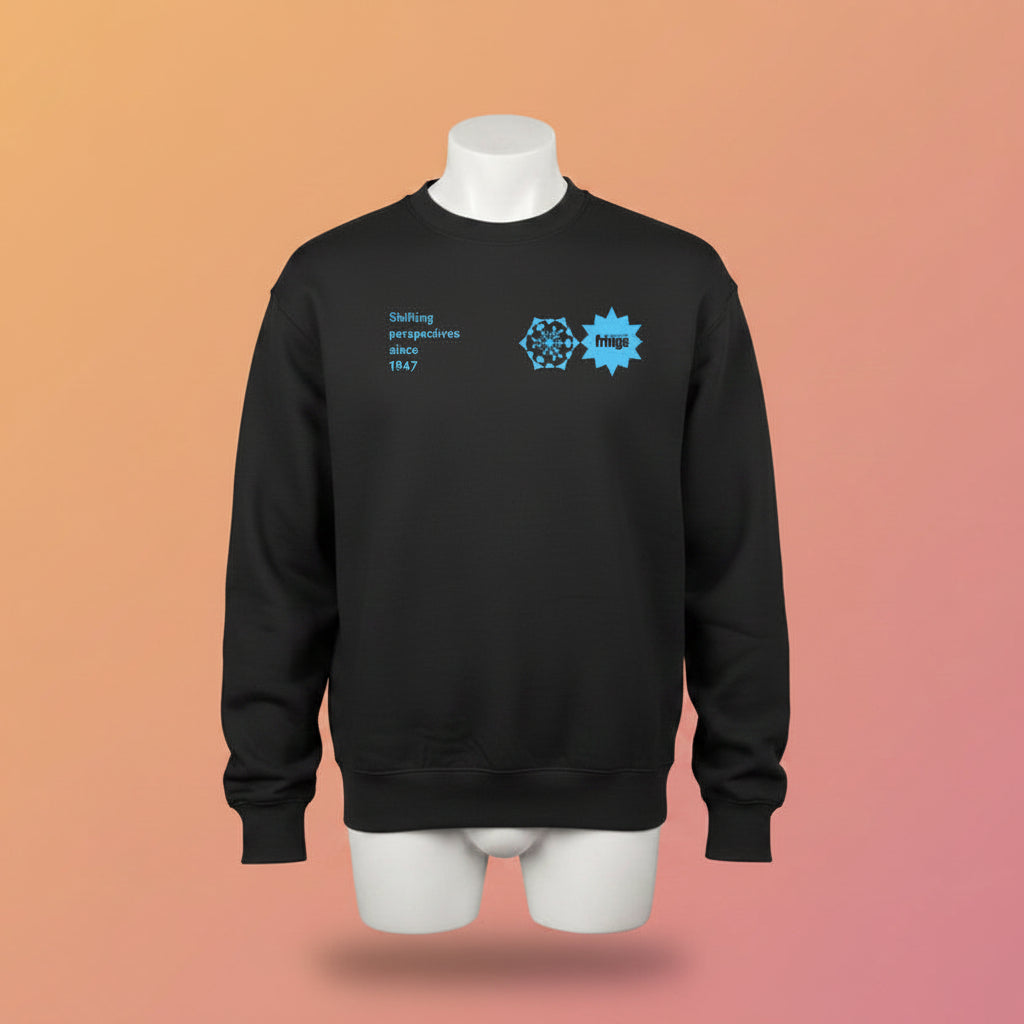 Black & Blue Kaleidoscope Sweatshirt – Unisex - Cotton blend