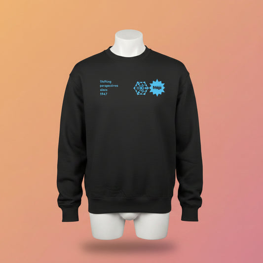 Black & Blue Kaleidoscope Sweatshirt – Unisex - Cotton blend