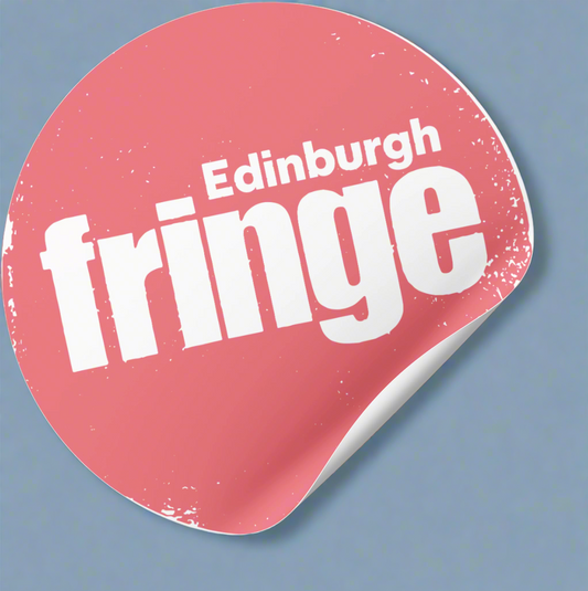 Edinburgh Fringe Pink sticker