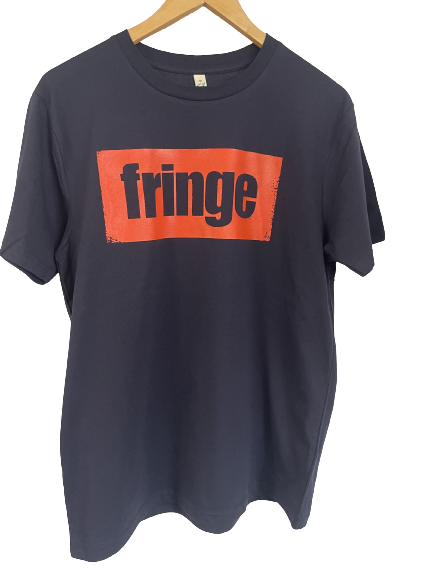 Fringe Orange Logo T-shirt Navy
