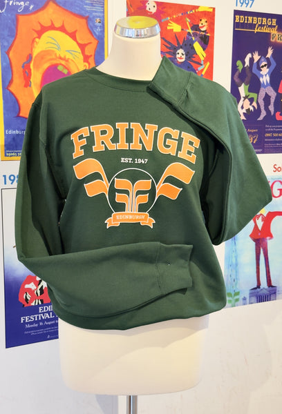 Unisex Vintage Fringe logo varsity jumper