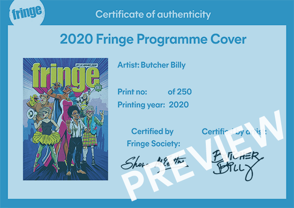 2020 Fringe Programme print (limited edition)