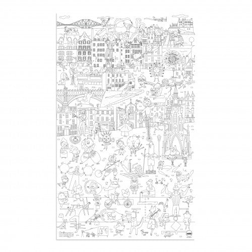 Giant colouring picture