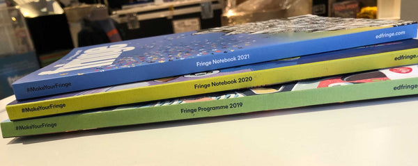 2021 Fringe programme (blank notebook)